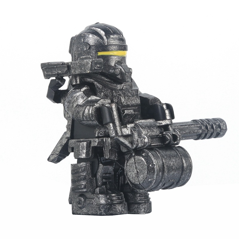 Model Kit Zombie - MOC Хэллоуин пламя защита припоя костюм