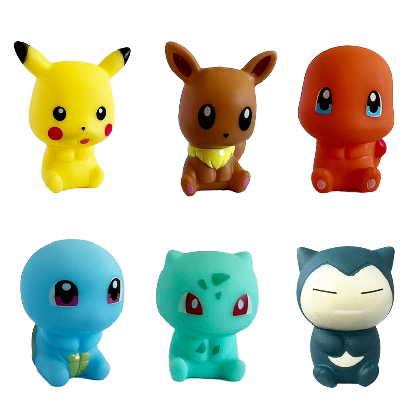 Model Kit Eevee - Набор из 6 игрушек для ванной