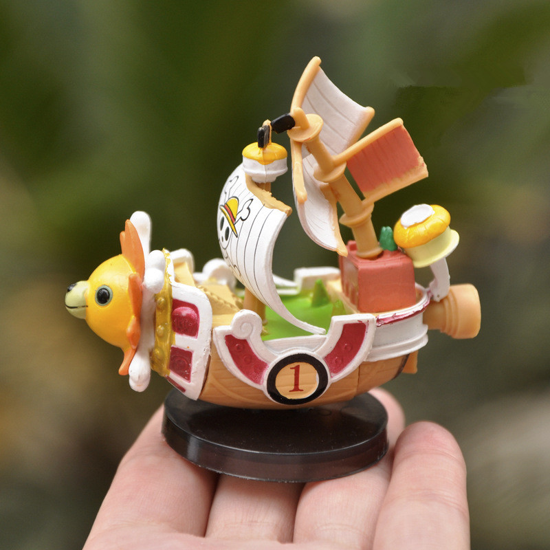 Model Kit One Piece Ship - Фигурка Луффи, модель корабля «Тысяча Солнц»,