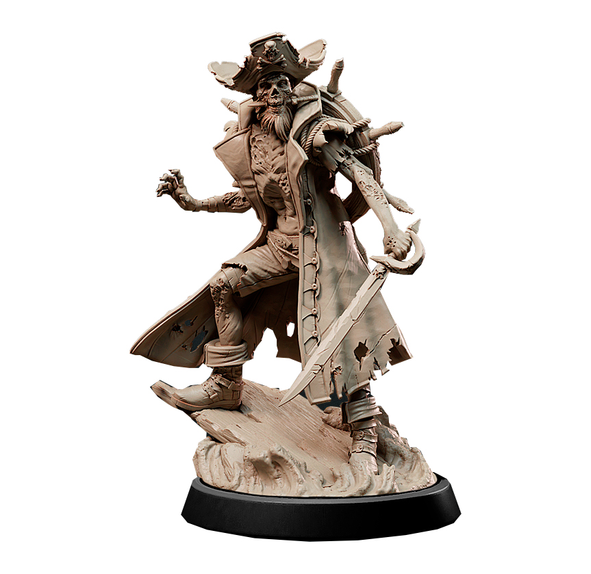 Model Kit Zombie - 1/24, 75 мм, 1/18, 100 мм,