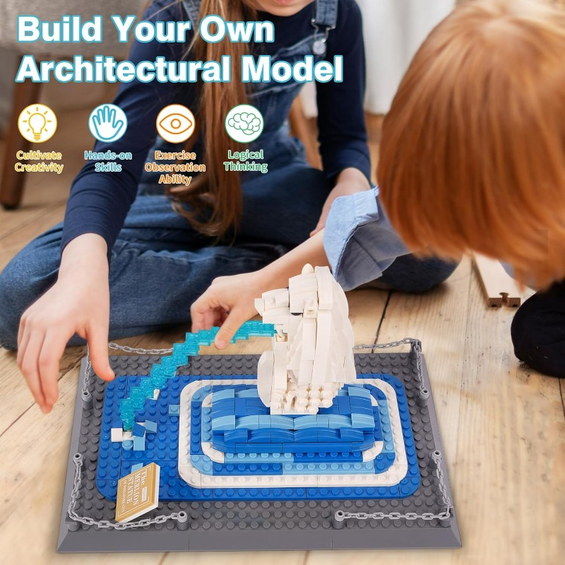 Model Kit Singapore - Набор для сборки модели статуи Мерлиона