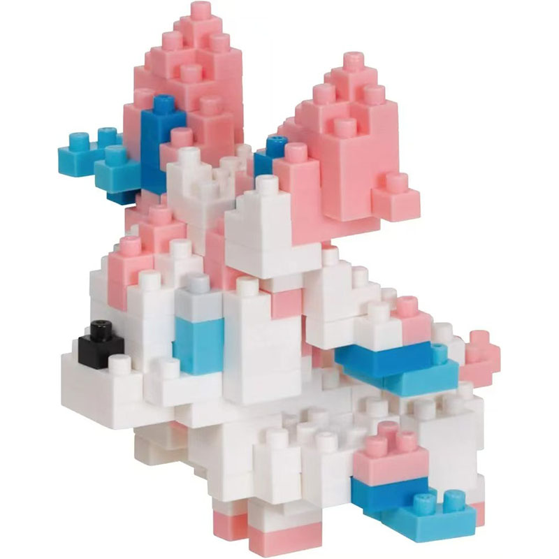 Model Kit Pokemon - Оригинальный конструктор Kawaii Nanoblock Pokemon Eevee