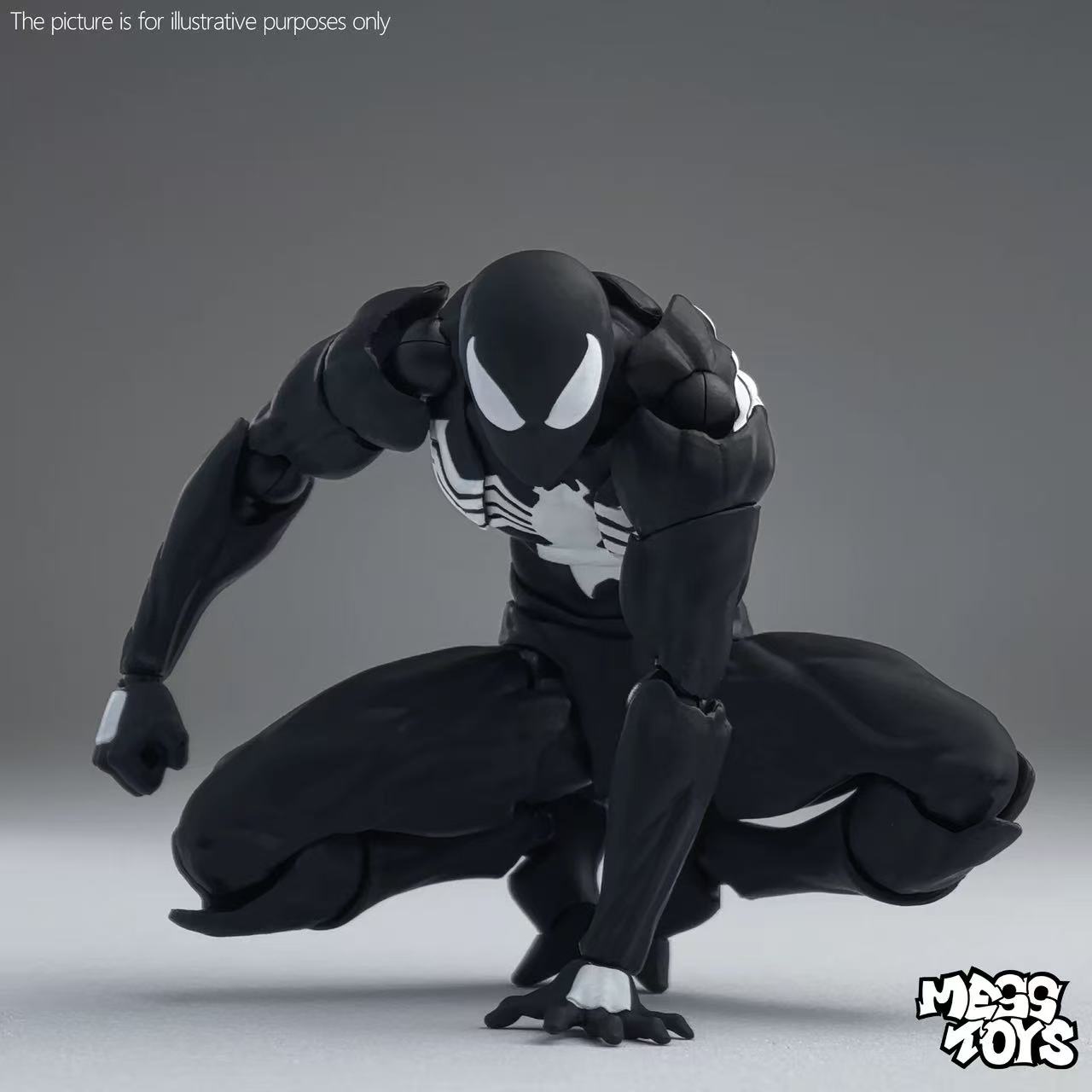 Model Kit Venom - MESS TOYS Черный сосед Симбиотический Человек-Паук