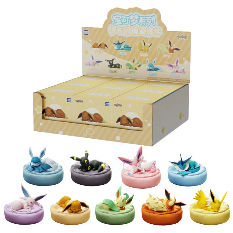 Model Kit Eevee - Аниме Pokémon Eevee Family Sleeping Position