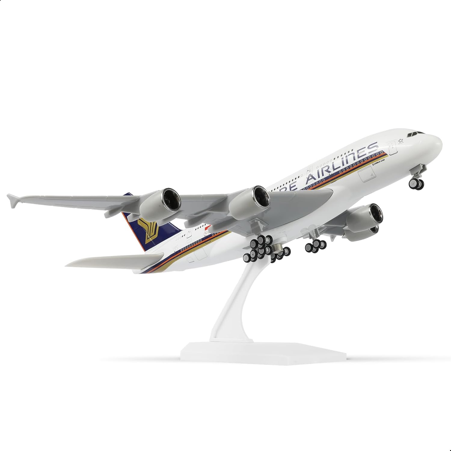 Model Kit Singapore - Модель самолета A380 (Сингапур) в масштабе