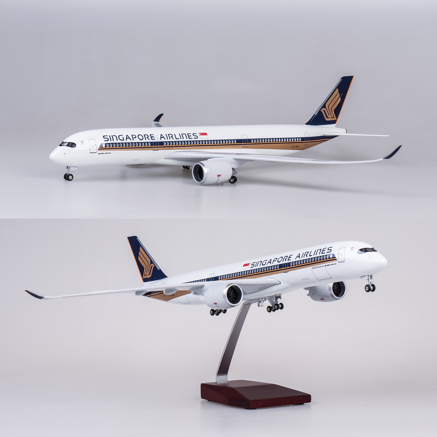 Model Kit Singapore - Масштабная модель самолета Singapore A350 (47