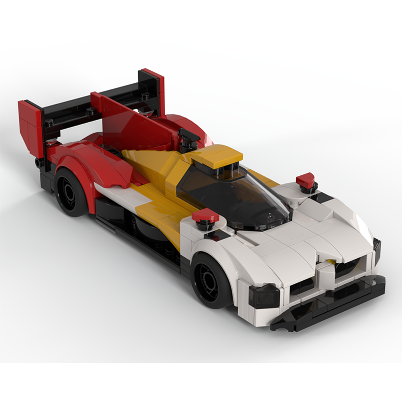 Model Kit V8 - Конструктор MOC: Модель суперкара с двигателем