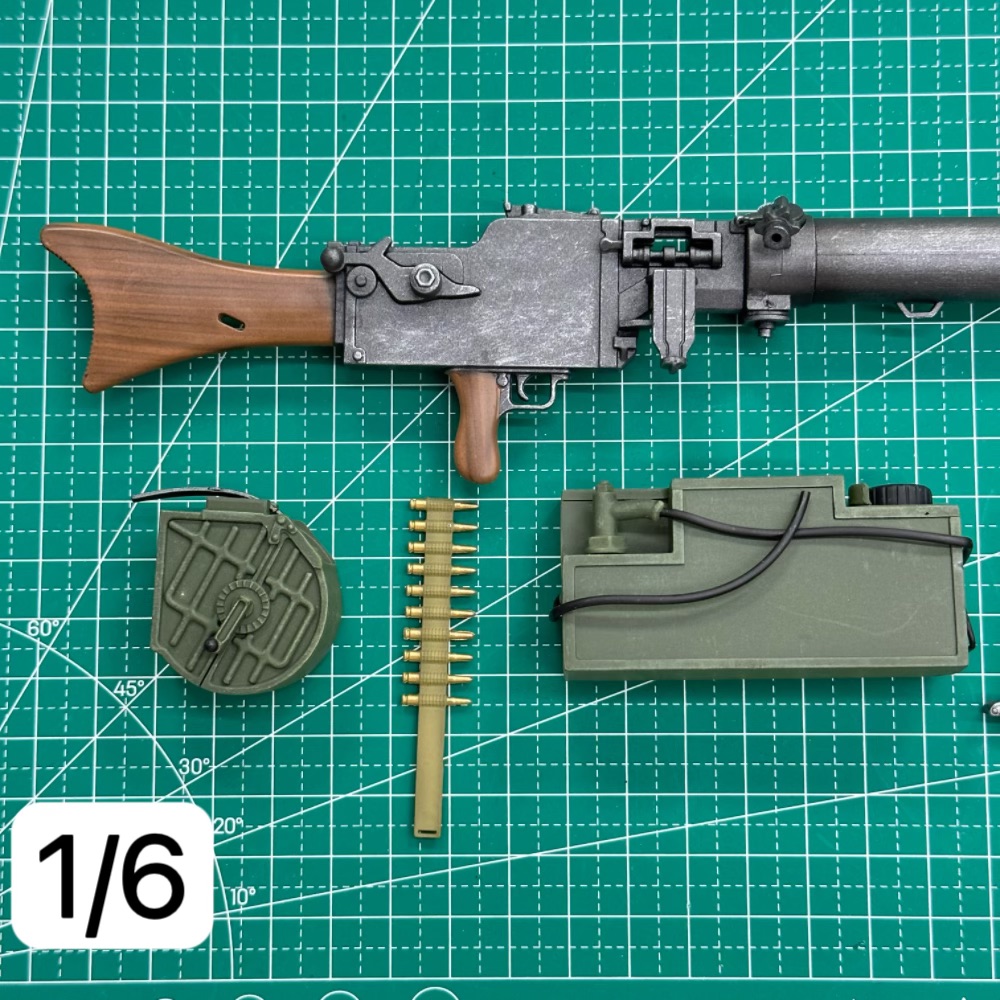 Model Kit Action Figure - Фигурки солдат в масштабе 1/6 MG08/15,