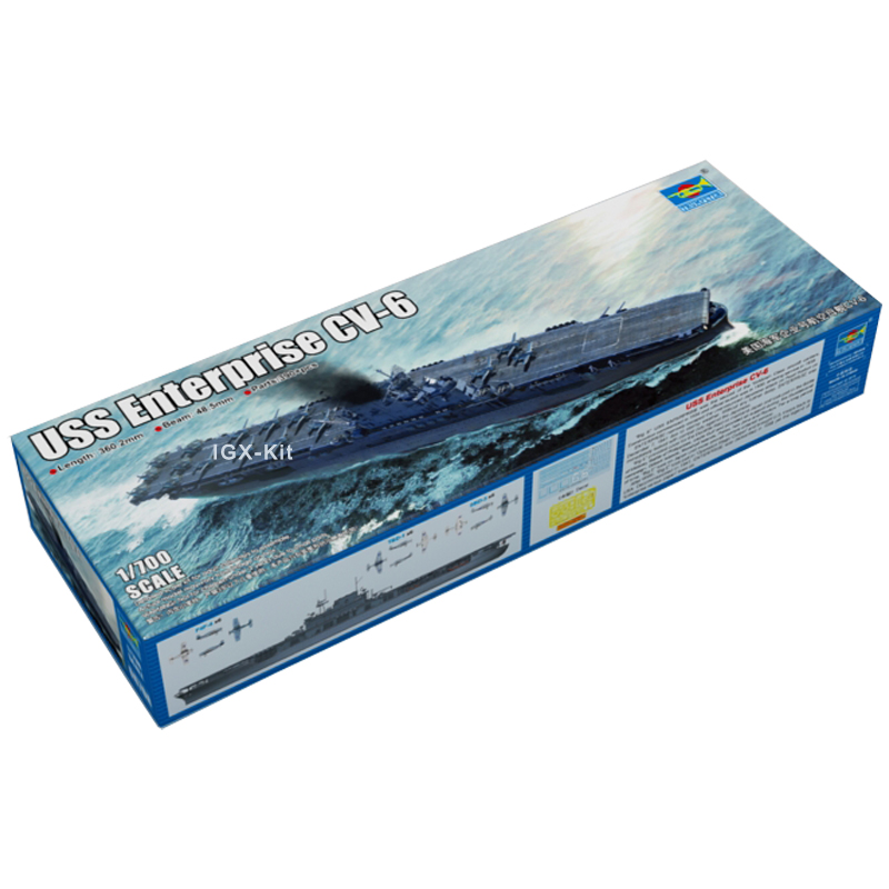 Model Kit Uss Enterprise - Конструктор Trumpeter 06708 1/700: Авианосец USS