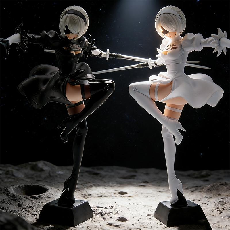 Model Kit Nier Automata - Тип B №2, черно-белая версия. Коллекционная