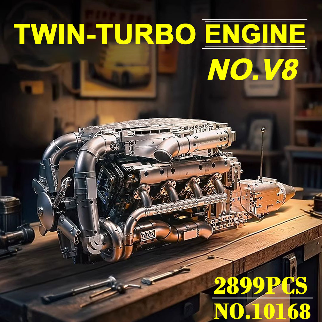 Model Kit V8 - Mold King 10168 V8 Twin Turbo