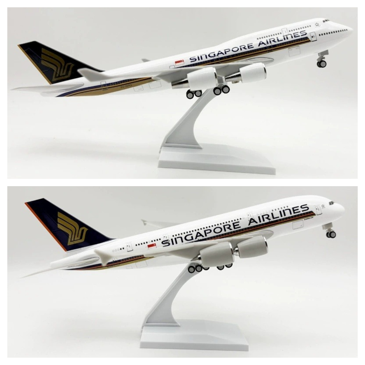 Model Kit Singapore - Коллекционные миниатюрные модели самолетов B747/A380 из