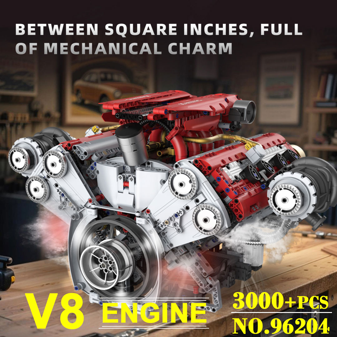 Моторизованный двигатель V8, 3 – обзор и цена Model Kit V8