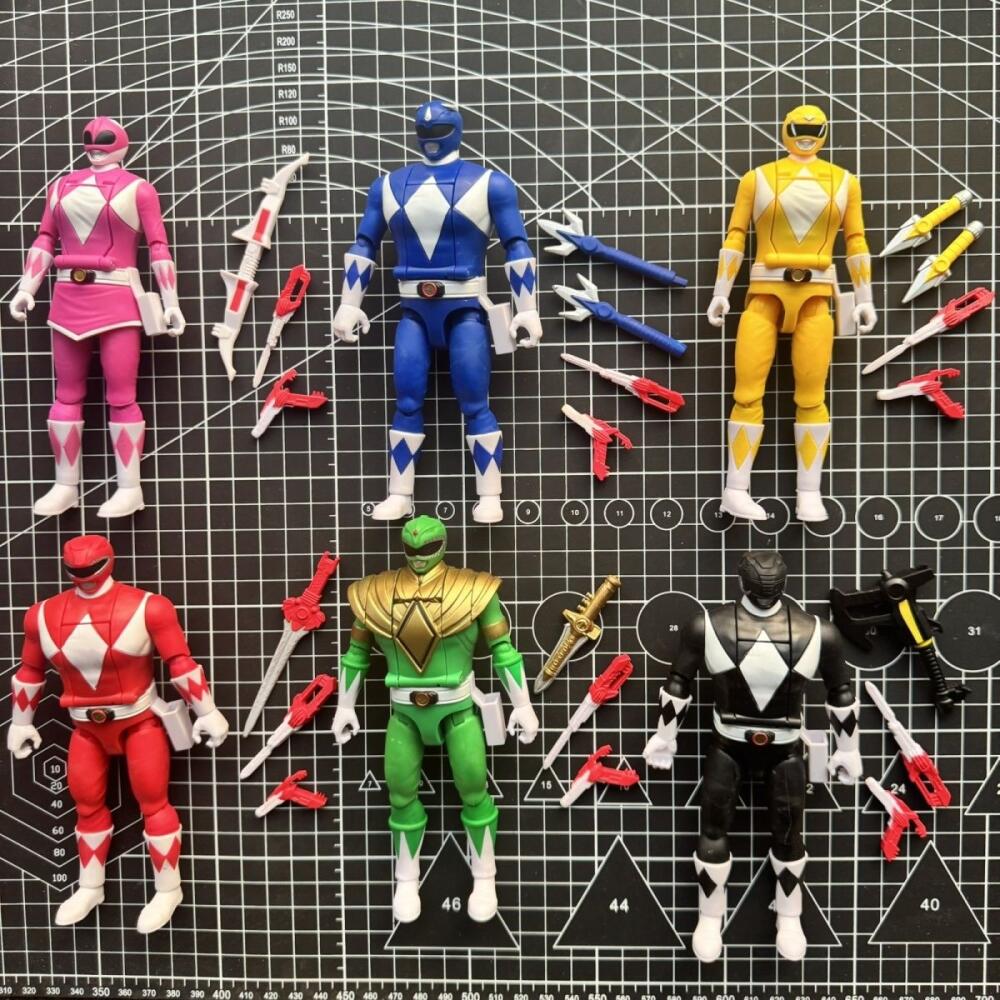 Фигурки Power Rangers от Hasbr – обзор и цена Model Kit Power Rangers