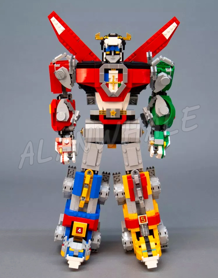 Набор для сборки 2321 деталь:  – обзор и цена Model Kit Voltron