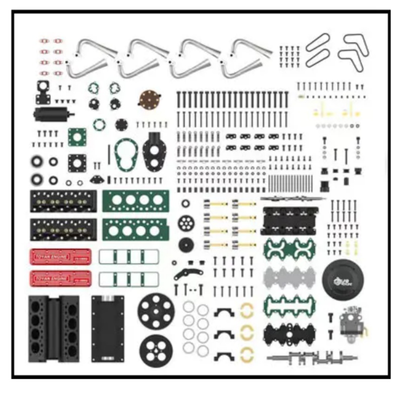 Двигатель TOYAN V8, 4-тактный, – обзор и цена Model Kit V8