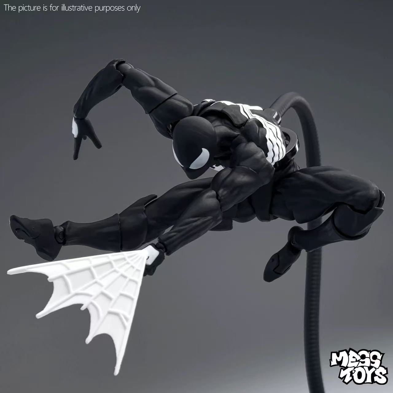 MESS TOYS Черный сосед Симбиот – обзор и цена Model Kit Venom