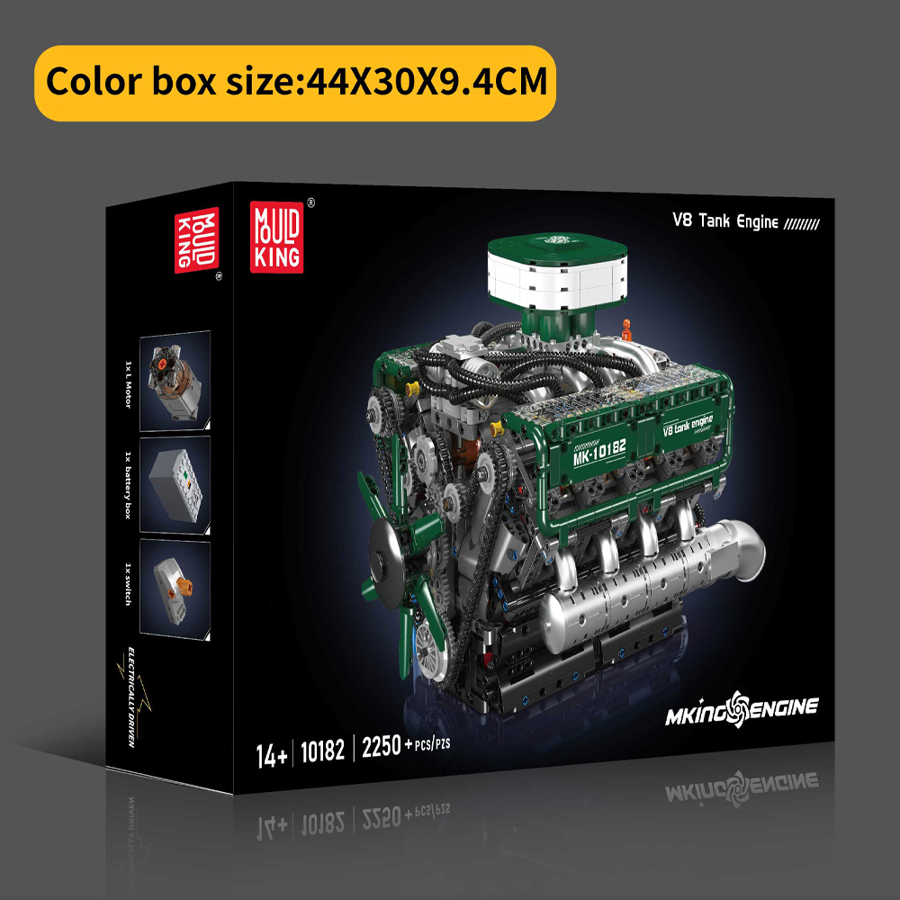 Mold King 10182 V8 Модель танк – обзор и цена Model Kit V8