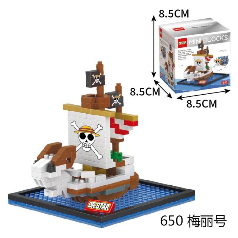 Конструктор DR.STAR DIY 649-66 – обзор и цена Model Kit One Piece Ship