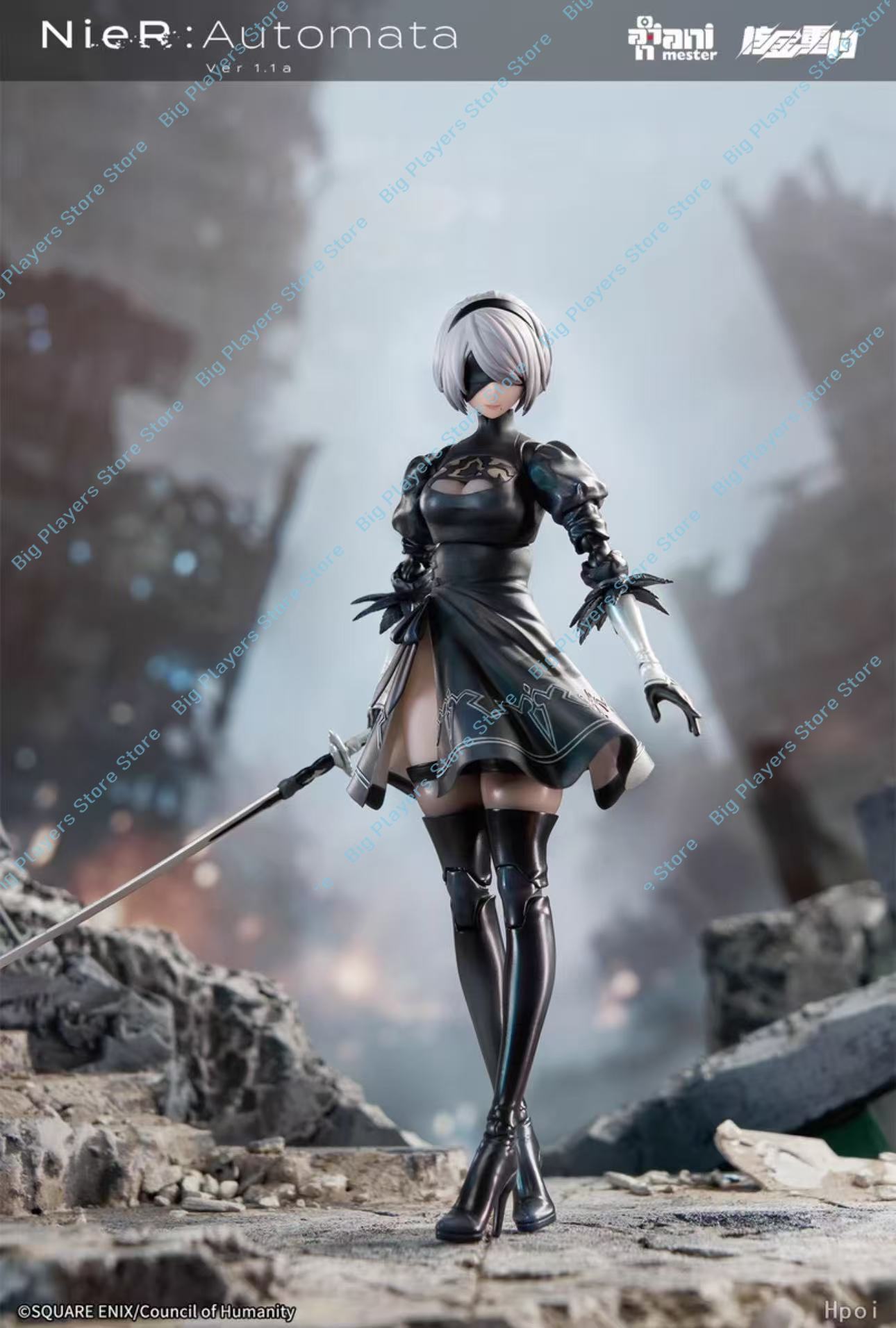 DMJ Nuclear Reconstruction Nie – обзор и цена Model Kit Nier Automata