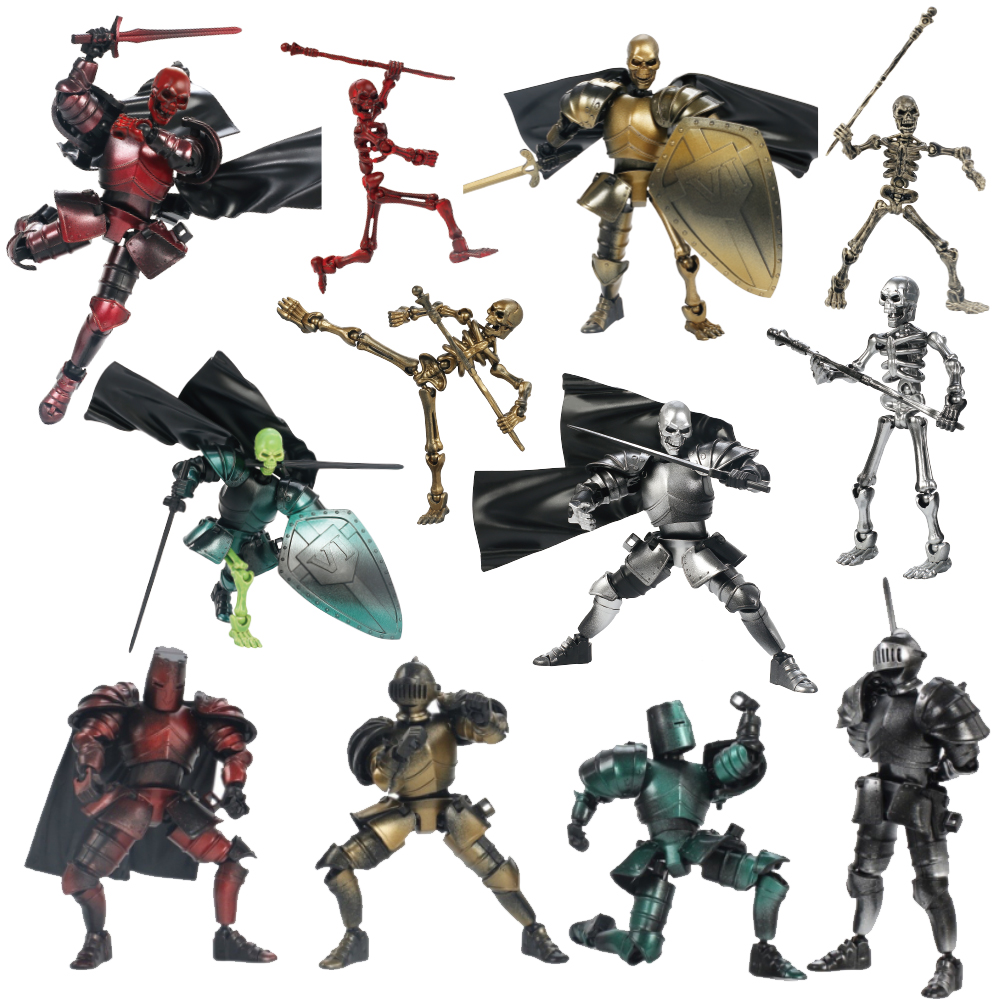 Фигурка средневекового рыцаря- – обзор и цена Model Kit Action Figure