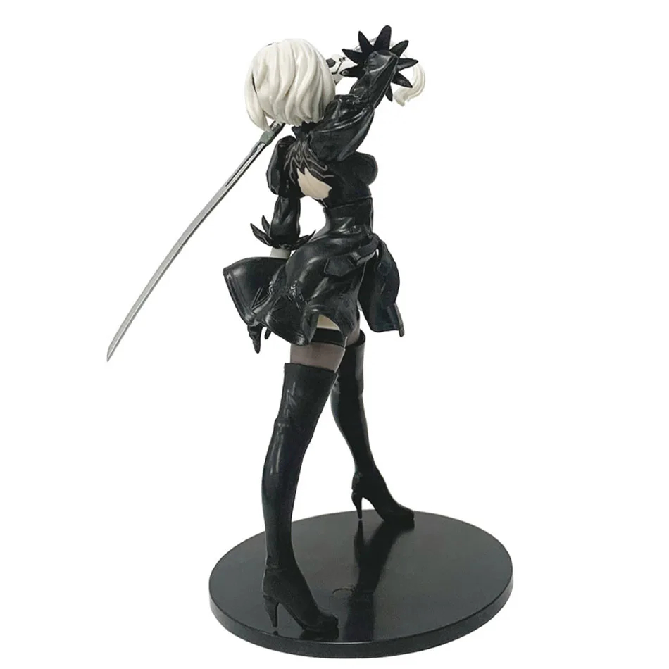 Горячая 18 см Yorha 2B черно-б – обзор и цена Model Kit Nier Automata