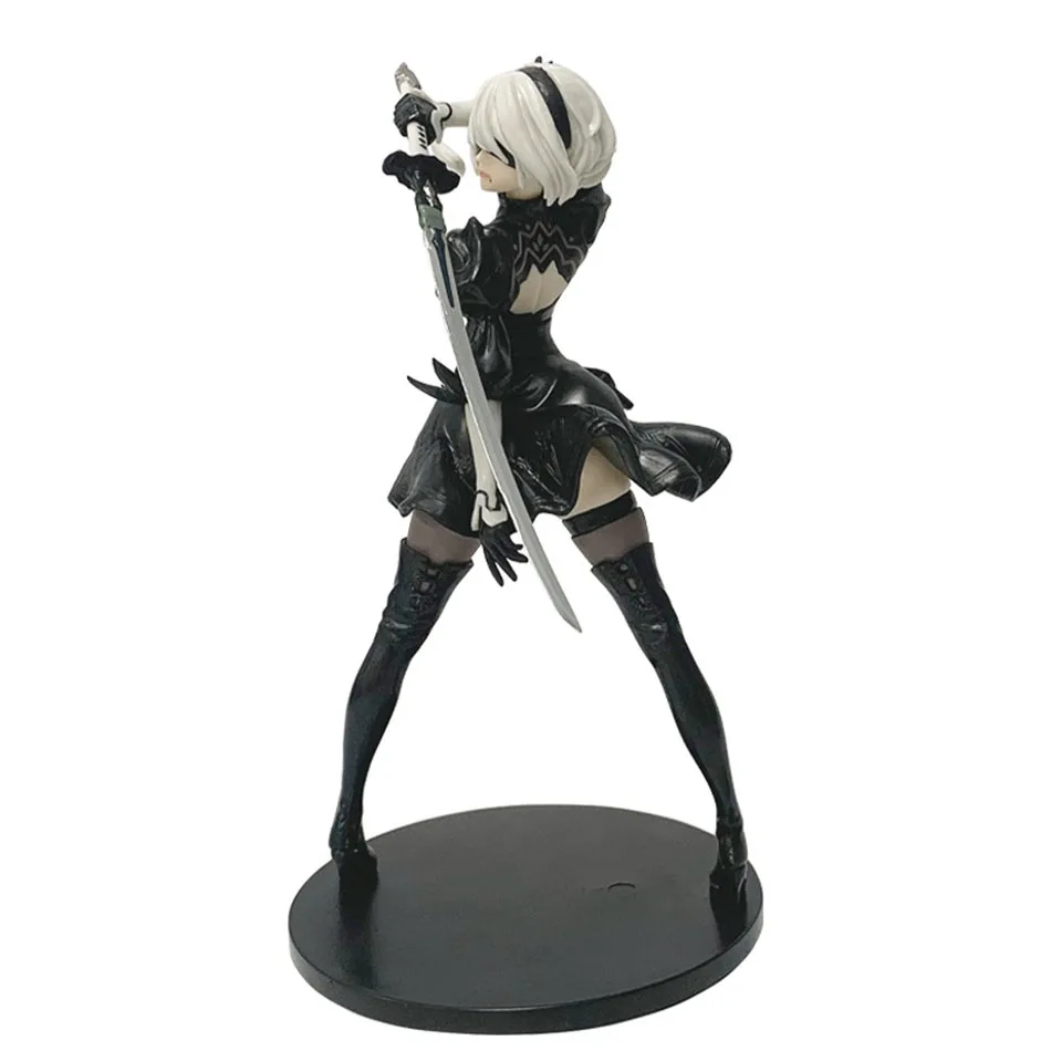 Горячая 18 см Yorha 2B черно-б – обзор и цена Model Kit Nier Automata