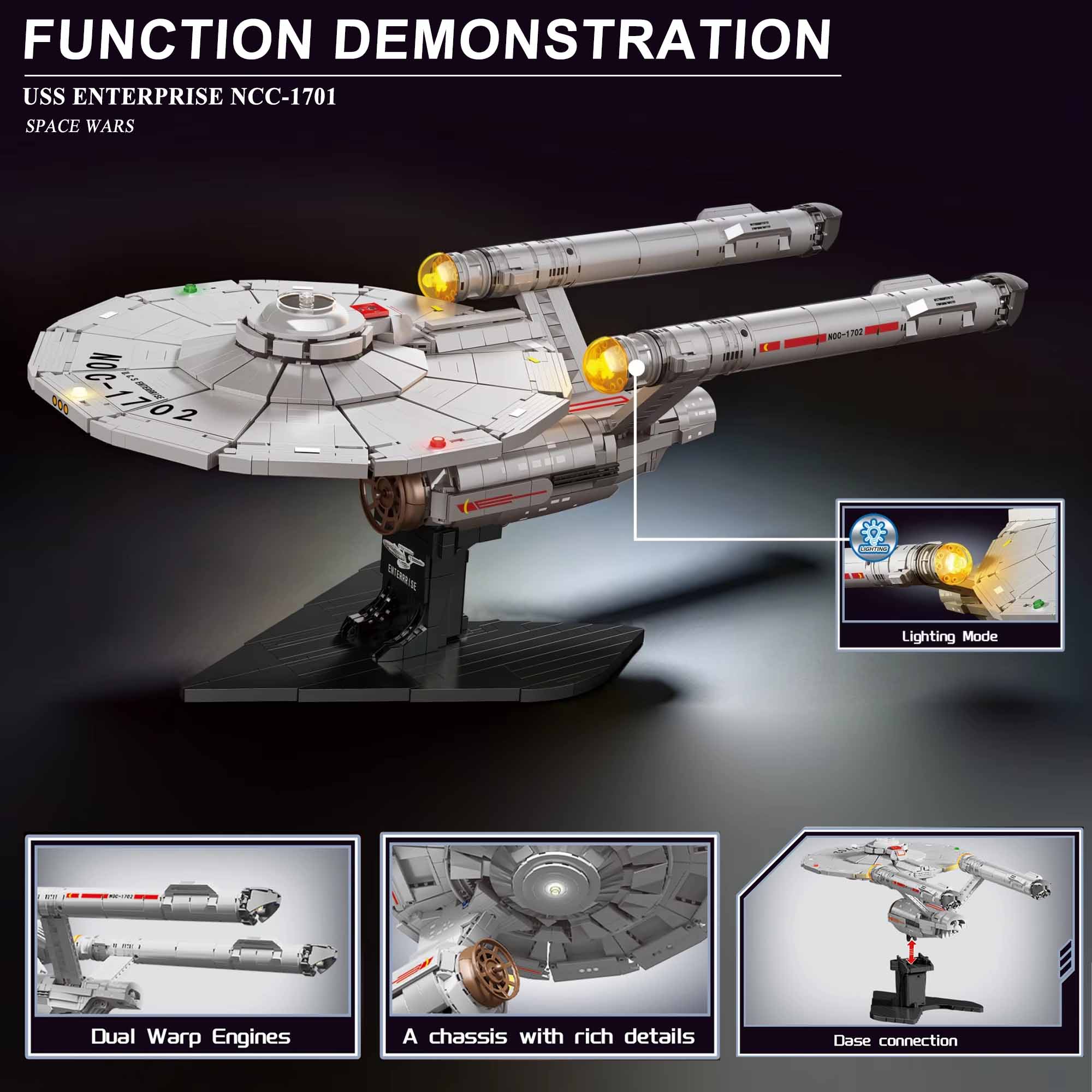 Конструктор «Звездный путь: Ко – обзор и цена Model Kit Uss Enterprise
