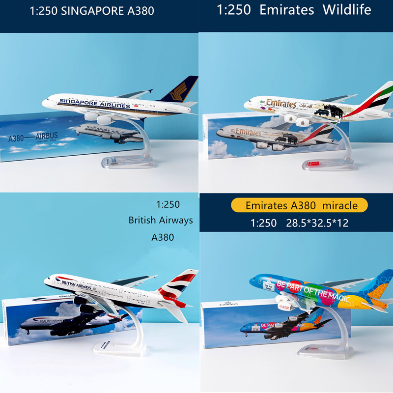 Модель 1:250 Сингапур A380/Emi – обзор и цена Model Kit Singapore