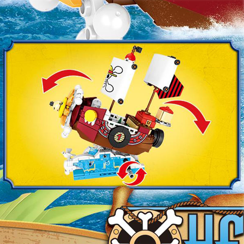 Конструктор «Пиратский корабль – обзор и цена Model Kit One Piece Ship