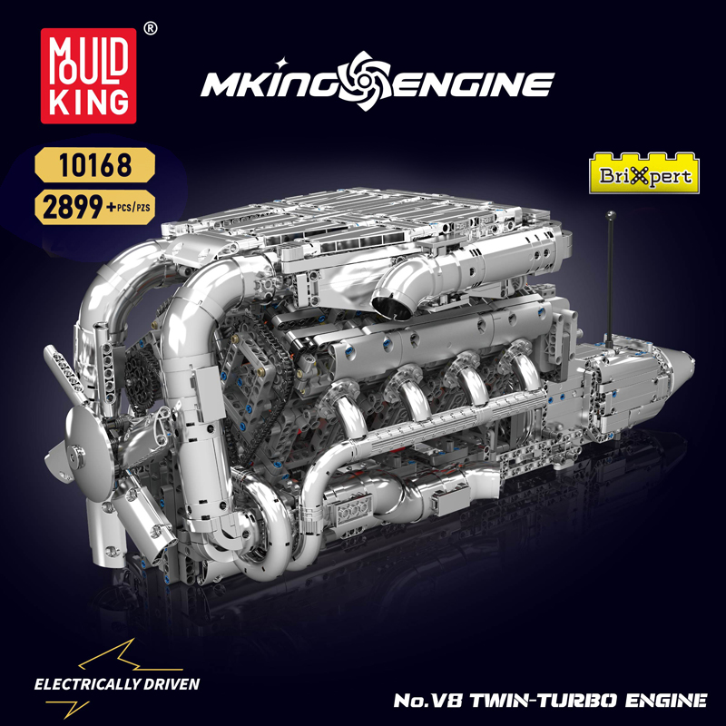 Mold King 10168 V8 Twin Turbo  – обзор и цена Model Kit V8