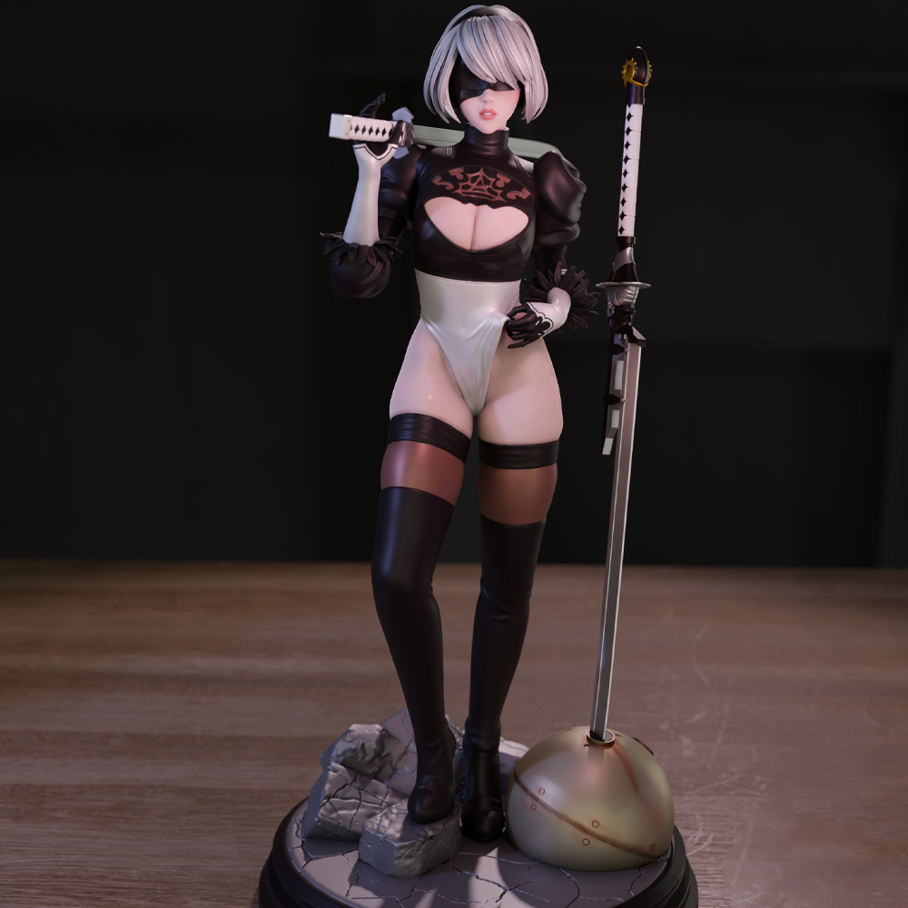 Модель 3d печати 1/24, комплек – обзор и цена Model Kit Nier Automata