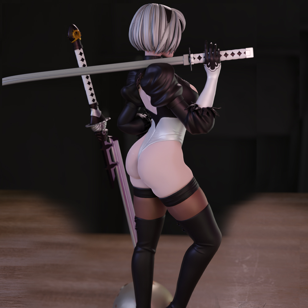 Модель 3d печати 1/24, комплек – обзор и цена Model Kit Nier Automata